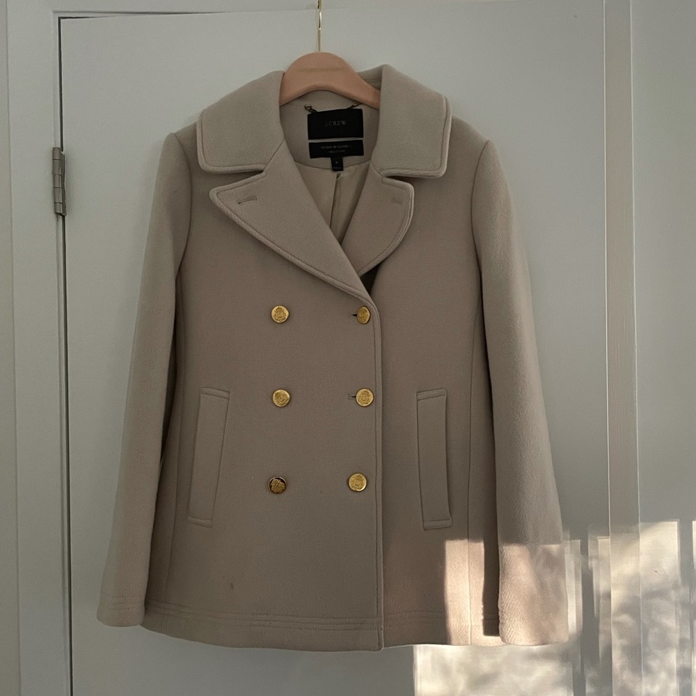 Gorg J. Crew Stadium Wool Peacoat